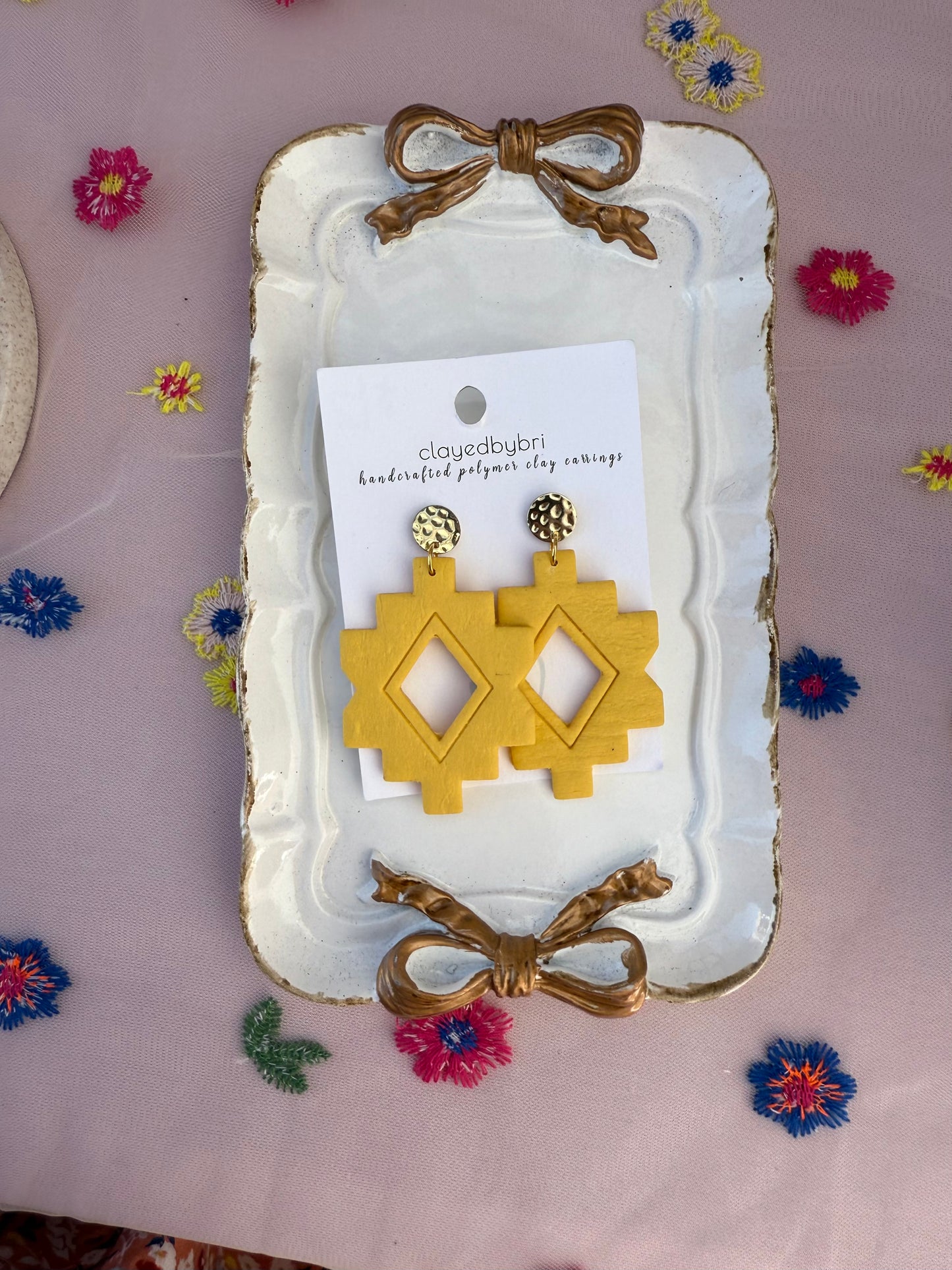 Yellow & Gold Dangles