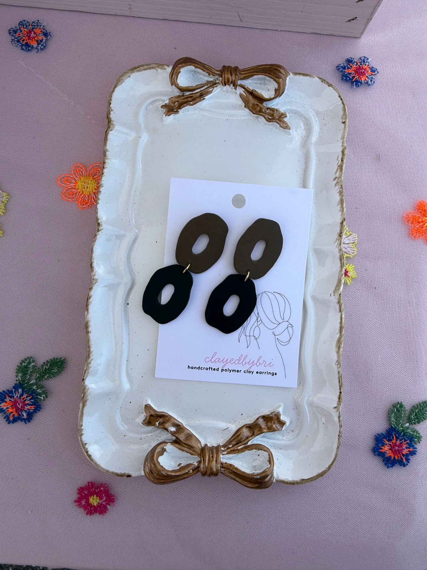 Brown and Black Dangles