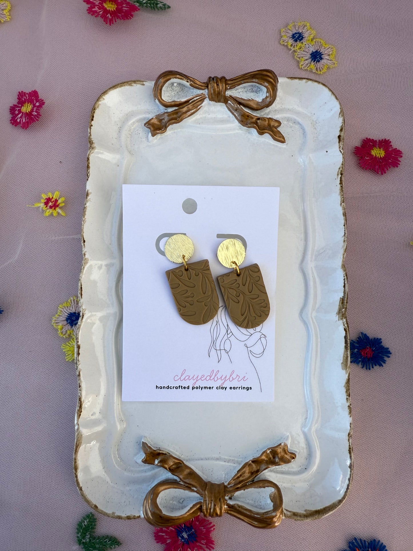 Brown and Gold Dangles