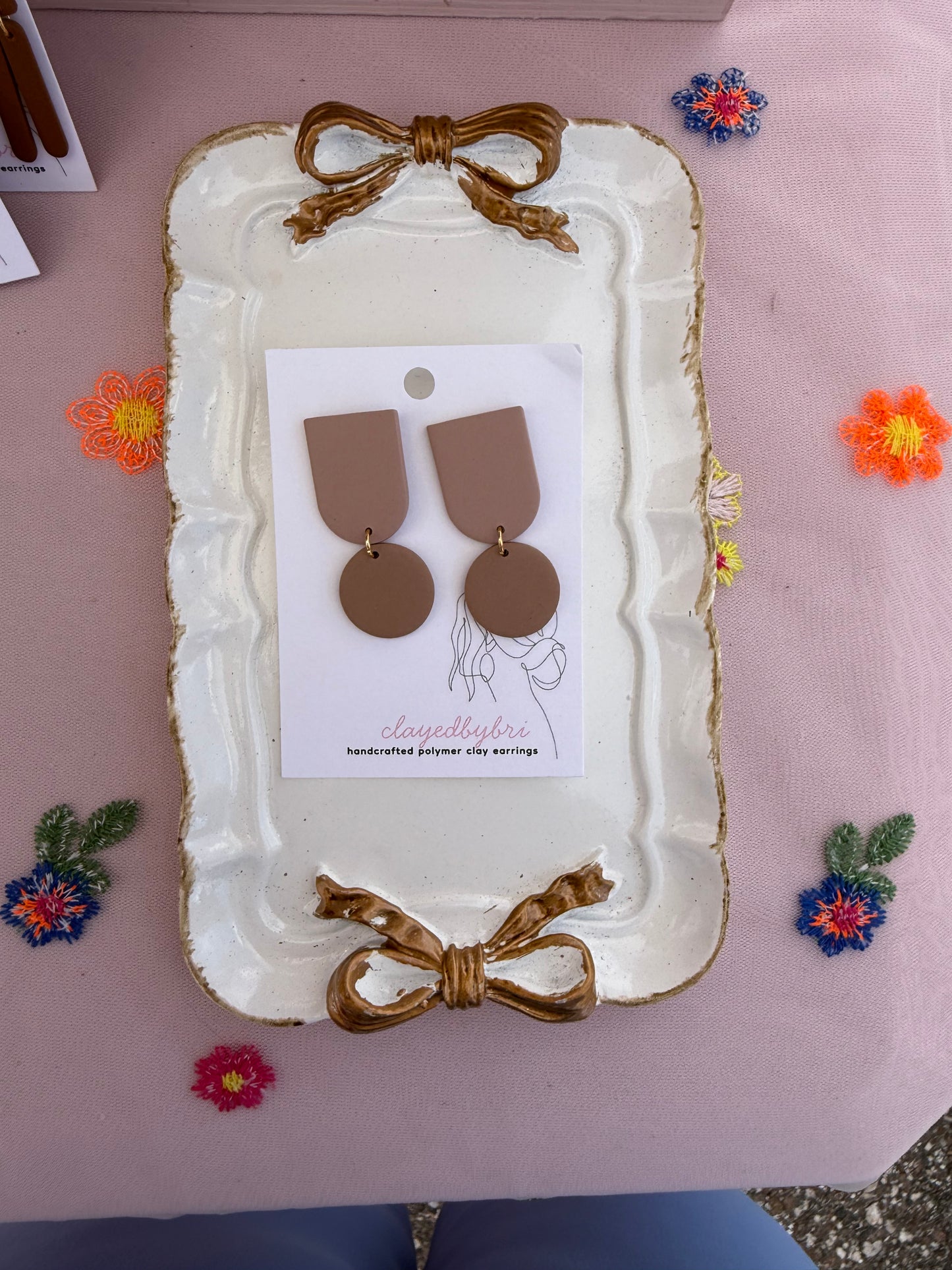 Two-toned Brown Dangles