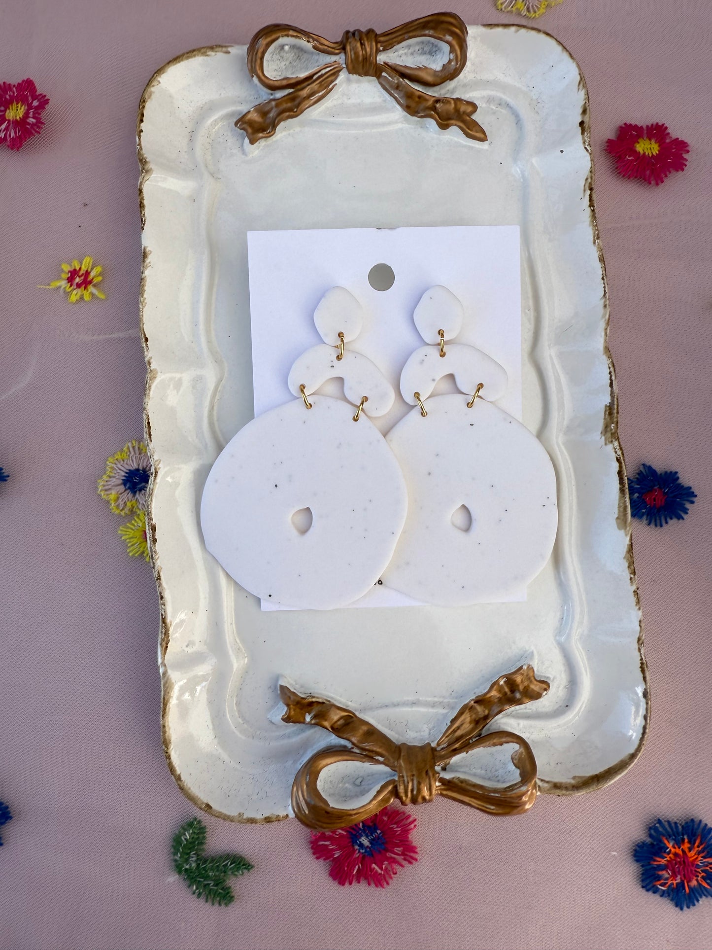 White Statement Dangles