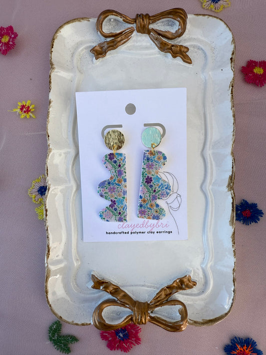 Floral Pattern Dangles