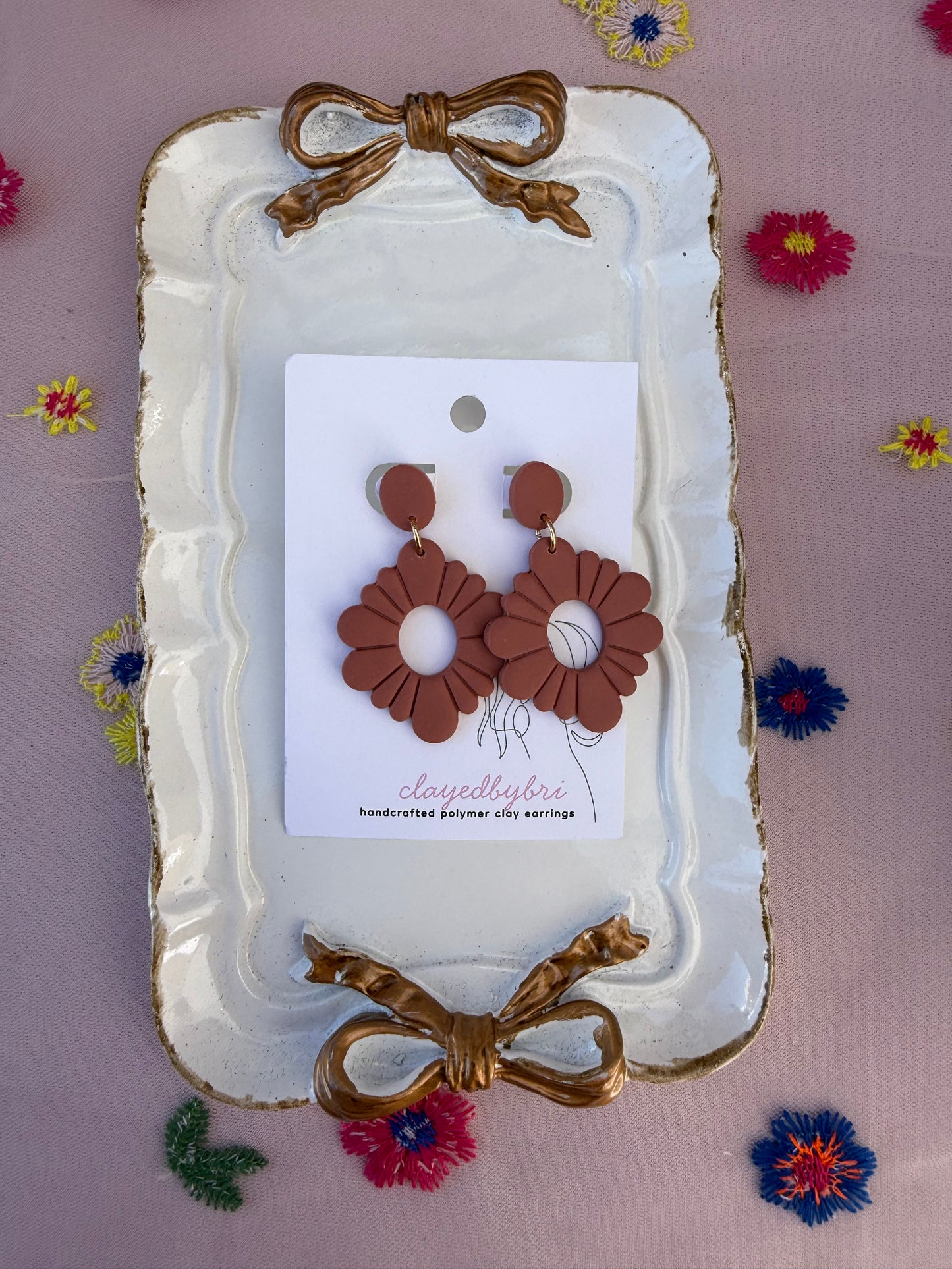 Reddish Brown Dangles