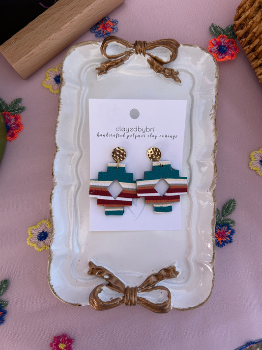 Striped Patterned Dangles