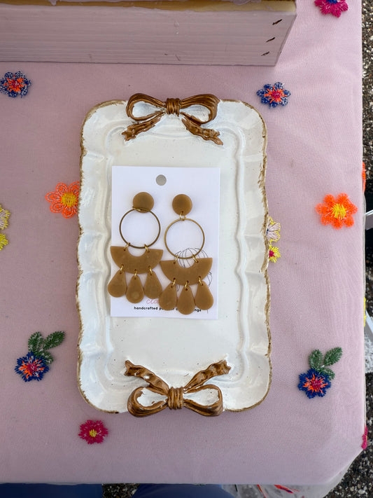 Brown & Gold Dangles