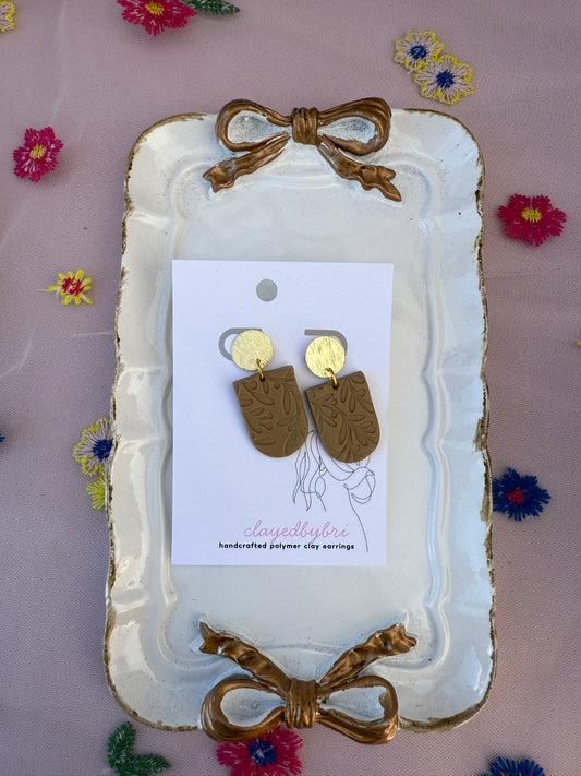 Brown and Gold Dangles