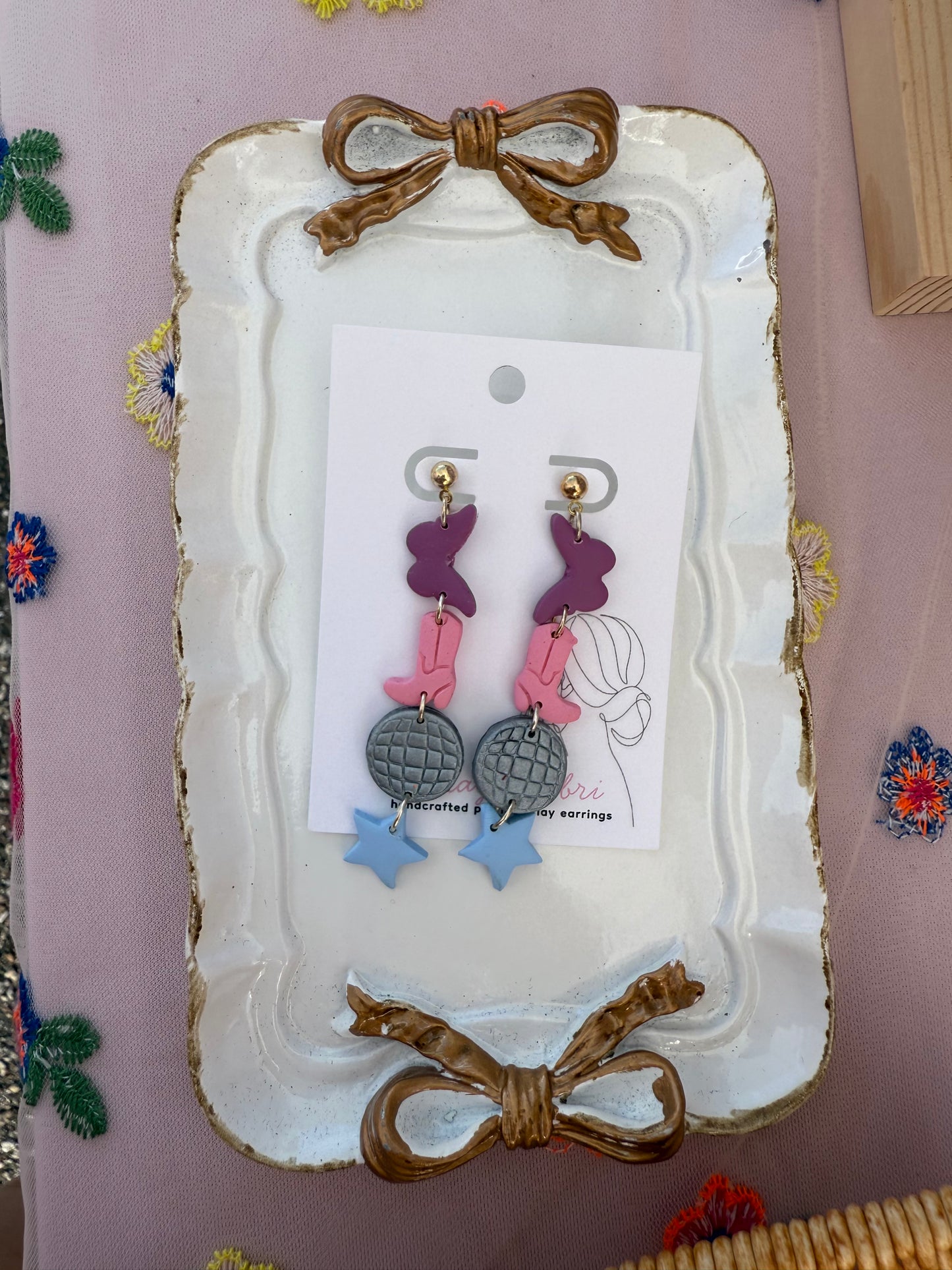 Taylor Swift Inspired Dangles, Cowgirl Dangles