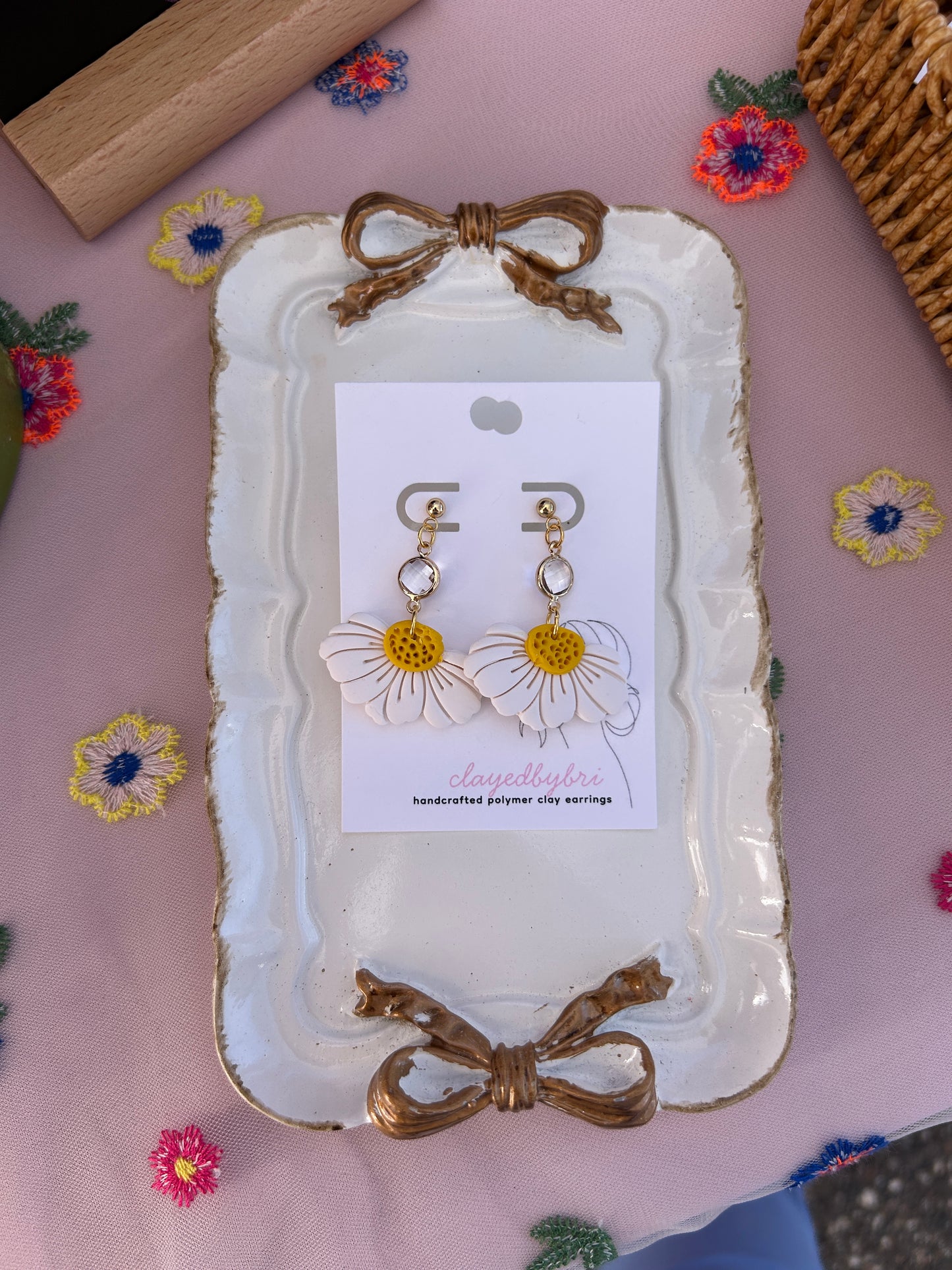 Daisy Dangle Earrings