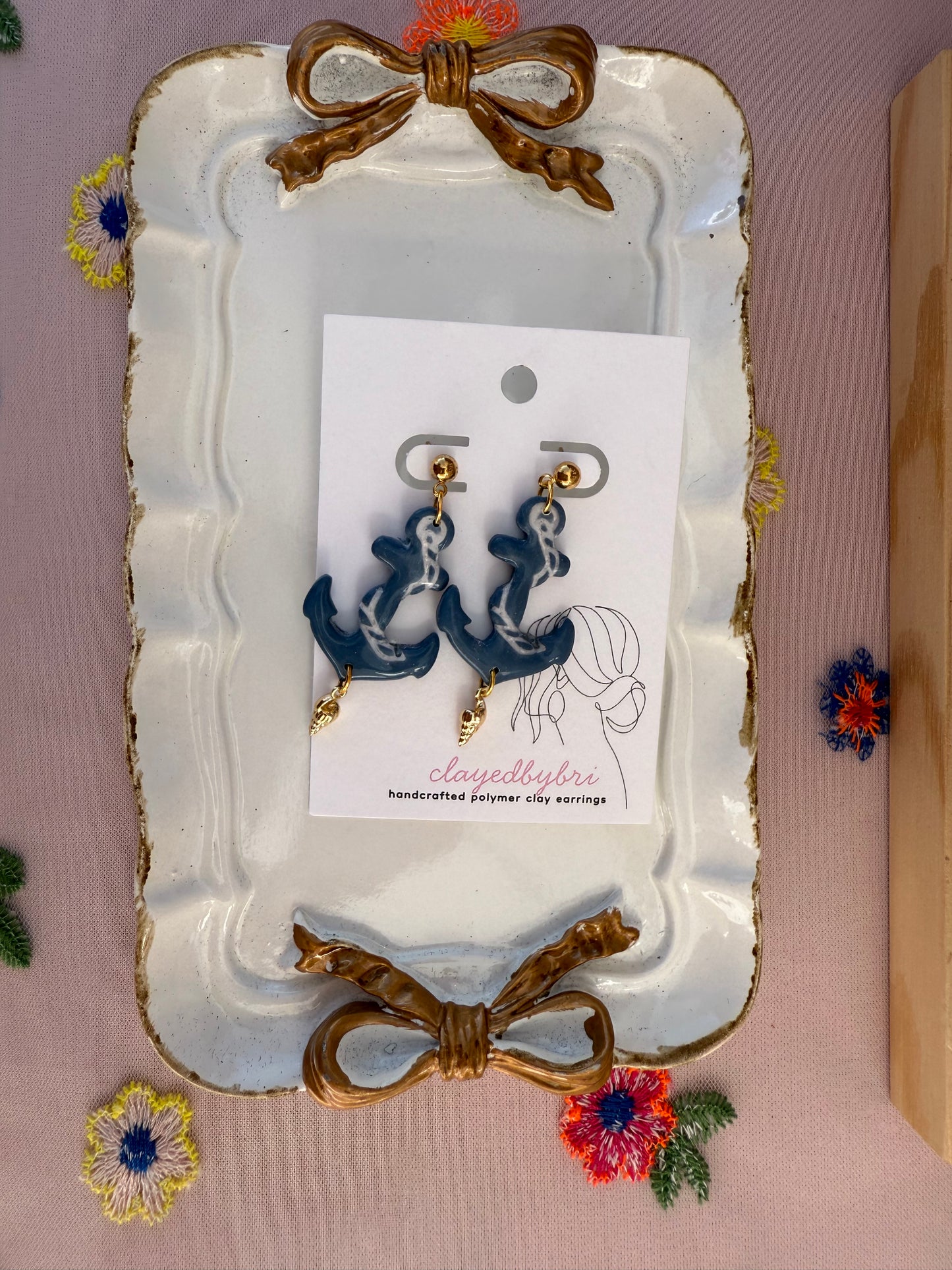 Anchor & Shell Dangles