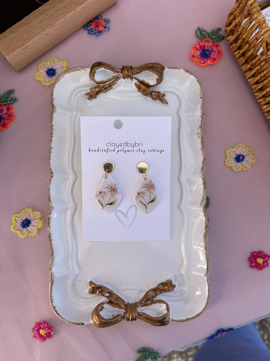 Simple Floral Dangle